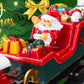 Hanging Christmas Train Set Toy with Lights Music and Track for Little Ones