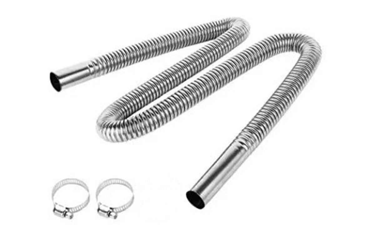Parking Exhaust Pipe Stainless Steel 60-200 cm for Cars Trucks and Vans
