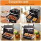 150Pcs Air Fryer Liners for Ninja Foodi Disposable Dual Liners Paper