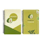 2Pcs Fitness Journal Training Log Book for Daily Fitness Tracking and Goals Setting-Green+Beige