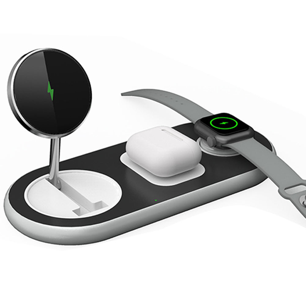 3 in 1 Wireless Charging Station For Apple Devices Magsecurity Wireless Charger Station