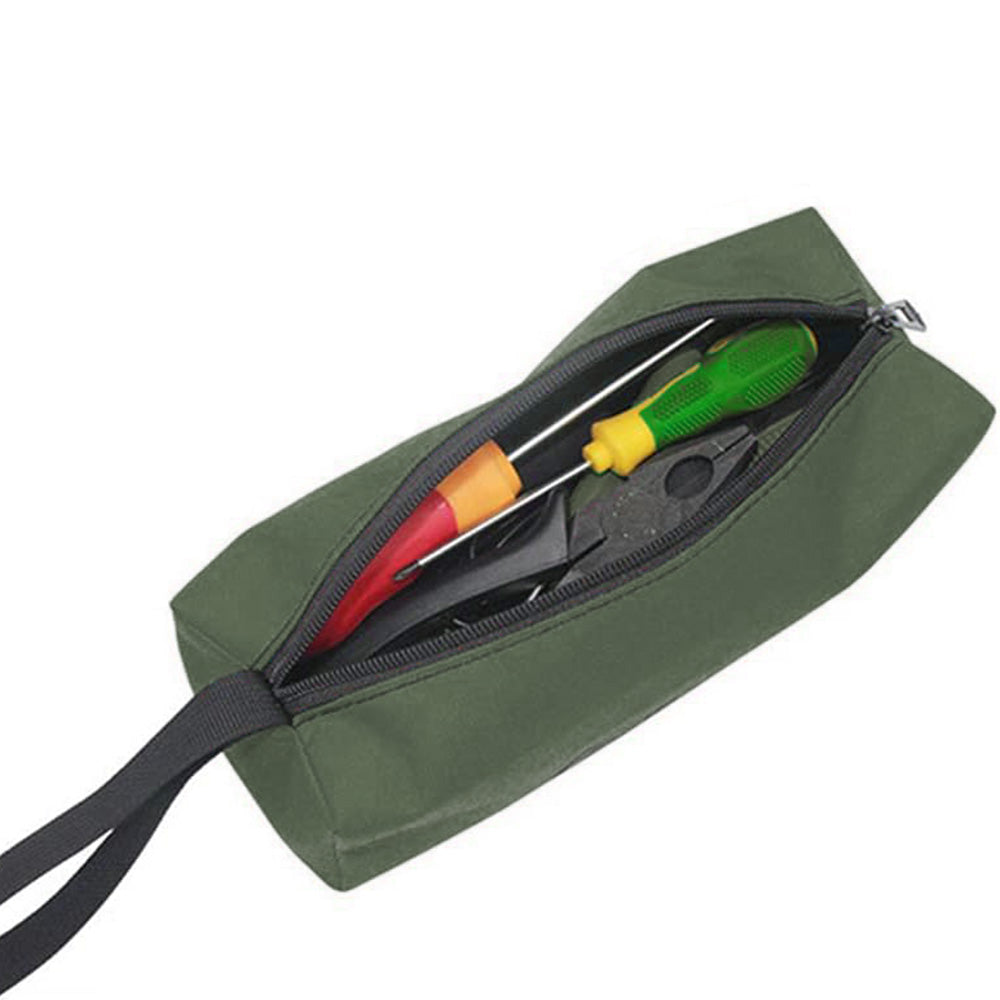 2 Pack Multi-purpose Oxford Canvas Tool Bag Heavy Duty Tool Organizer Pouch