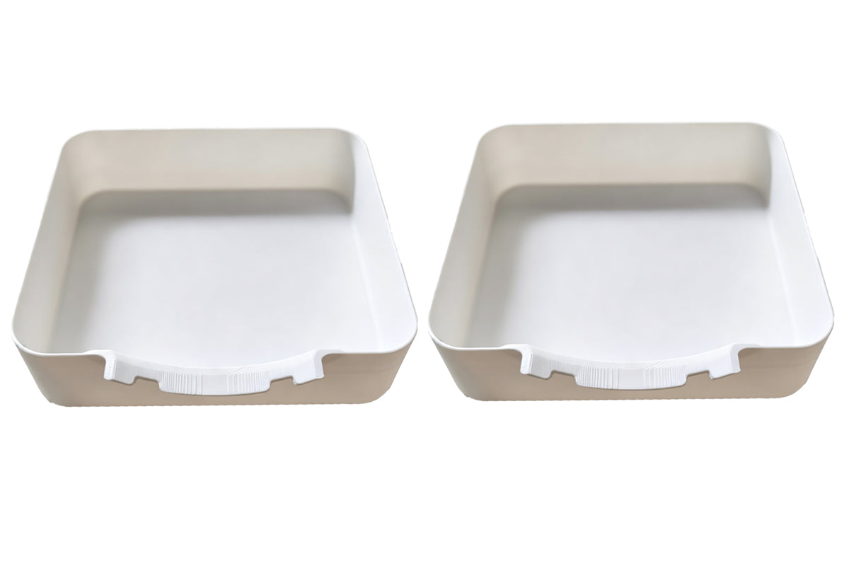 2pcs Washing Machine Drain Trays Water Overflow Protection Laundry Floor Drip Tray