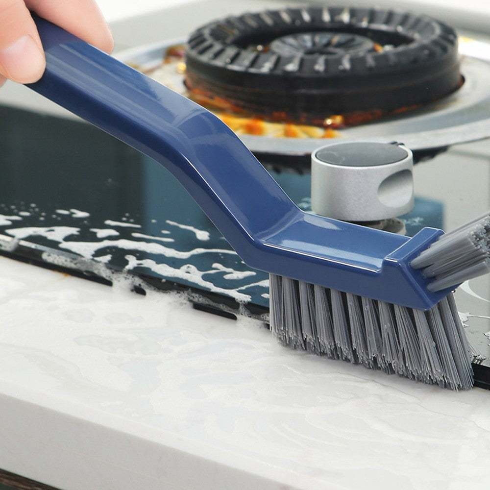 2Pcs Multifunctional 2 in 1 Crevice Gap Cleaning Brush