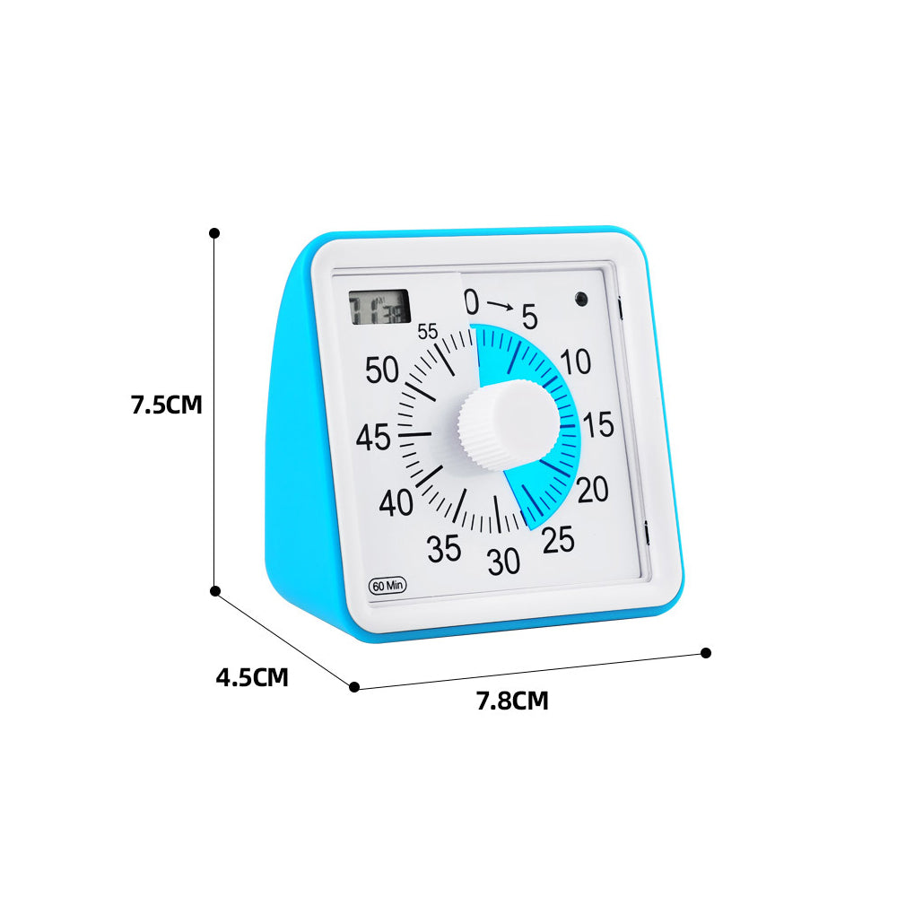 60-Minute Visual Countdown Time Management Clock
