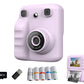 Instant Print Camera with 32GB TF Card 1080P HD Video Portable Digital Printing Toy Gift