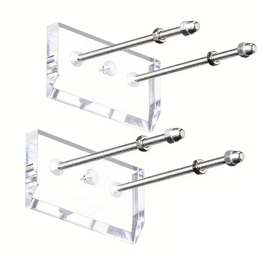 2 Pcs Acrylic Skateboard Wall Mount Display Holder for Skateboard Scooter Display