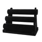 3 Tier Detachable Velvet Bracelet Display Stand for Jewelry Store Home Organizer