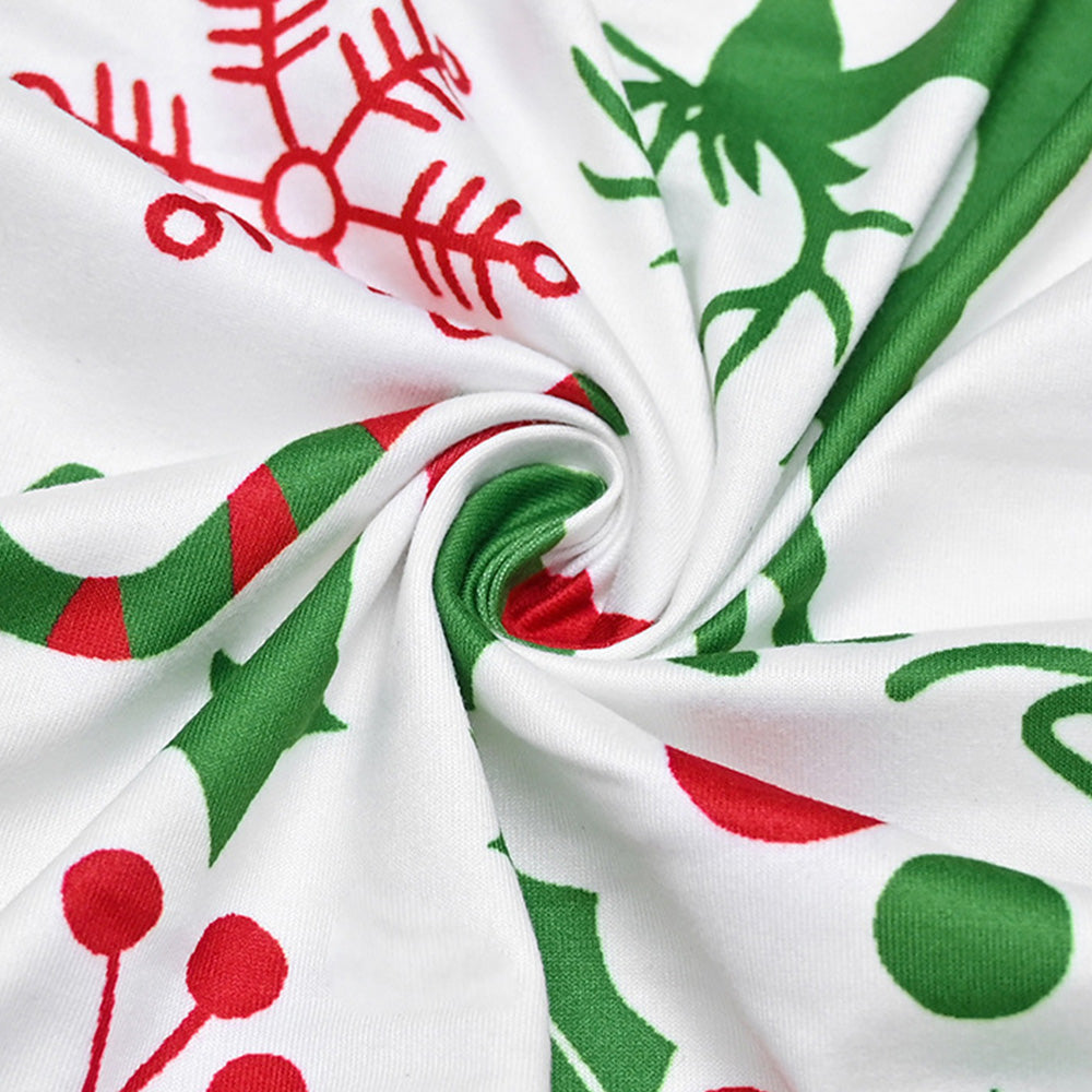 Christmas Recliner Chair Cover Sofa Slipcover with Side Pocket