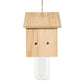 Wood Carpenter Bee Trap For Outside Cube Style Nature Hanging Carpenter Bee Traps