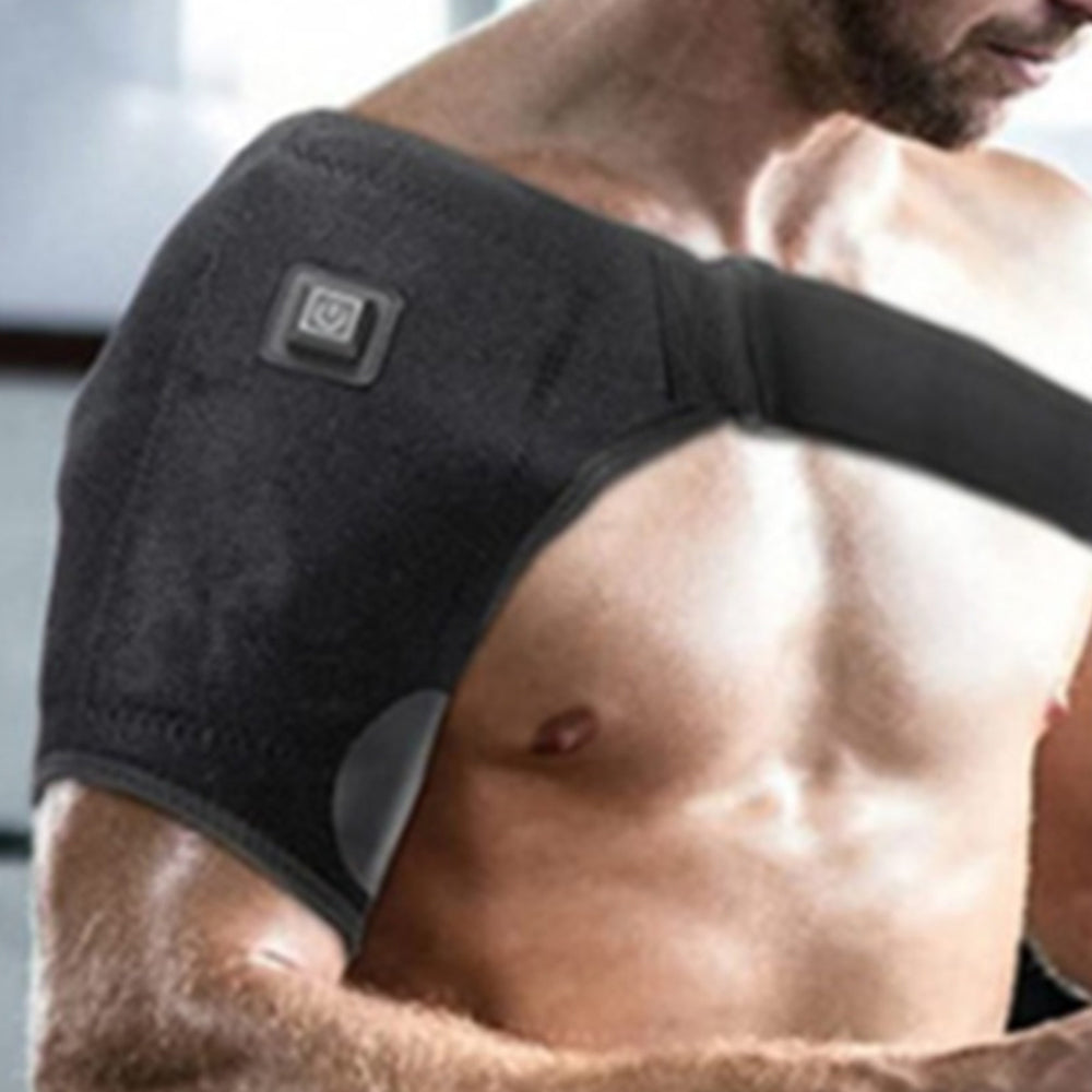 Heated Shoulder and Knee Brace with USB and Adjustable Strap