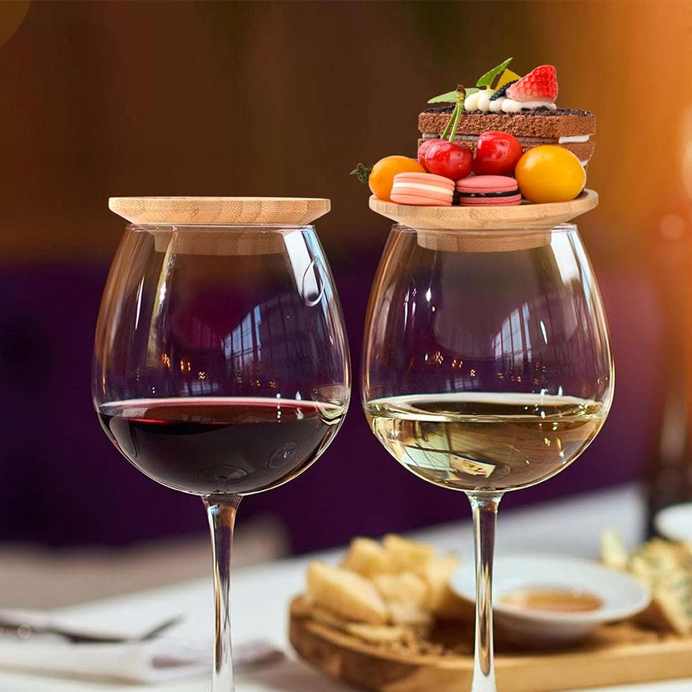 4Pcs Wine Glass Charcuterie Board Topper