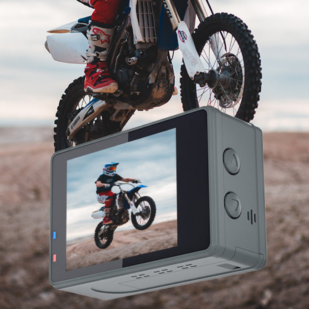 Water-Resistant Sports Underwater Camera HD 1080P Recorder Camcorder with 32G TF Card