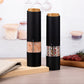 2PCS Electric Pepper Grinder LED Light Adjustable Coarseness