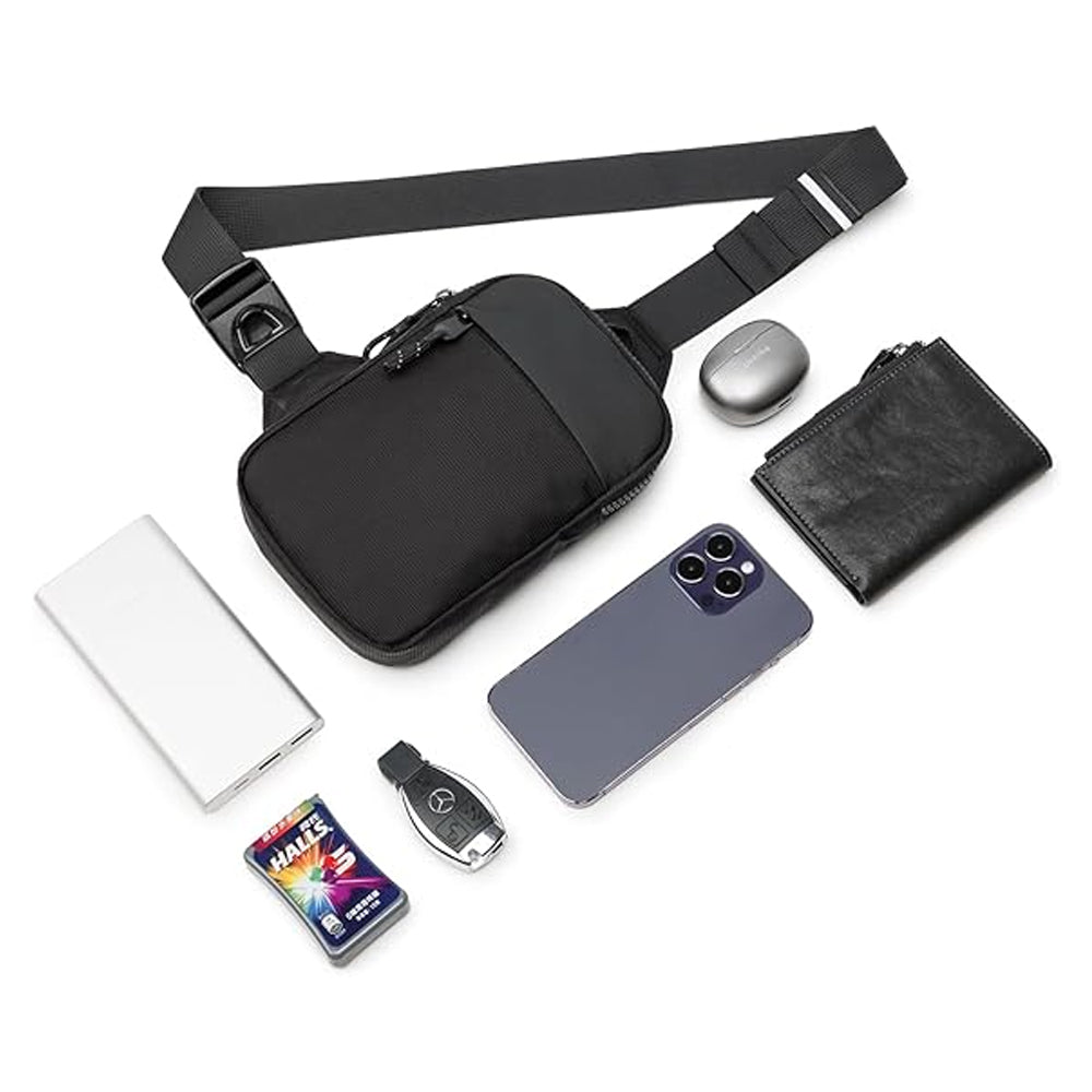 Travel Sling Bag Crossbody Bag Water-resistant Chest Bag for Men
