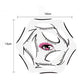 4 Sheets Eyeliner Stencil Kit Transparent Reusable Eye Shadow Stencil for Makeup