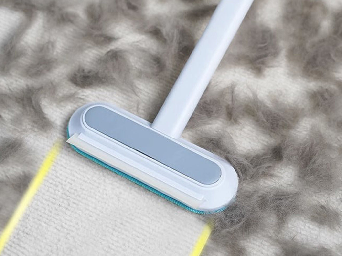 Two-Pack Reusable Pet Hair Remover Brushes for Sofa Carpet