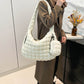 Puffer Tote Bag Quilted Puffy Crossbody Carryall Handbag
