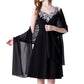Chiffon Evening Dress Shawl for Weddings Parties 70x170cm