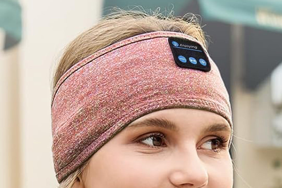 Bluetooth Music Headband Sleep Eye Mask for Running Yoga Calls