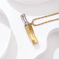 Breathlace Necklace Stainless Steel Breathing Pendant Necklace