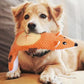 Roll Up Treat Dispensing Dog Toy with Squeaker for Small Medium Dogs