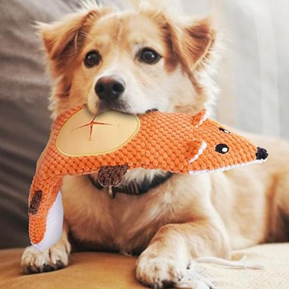 Roll Up Treat Dispensing Dog Toy with Squeaker for Small Medium Dogs