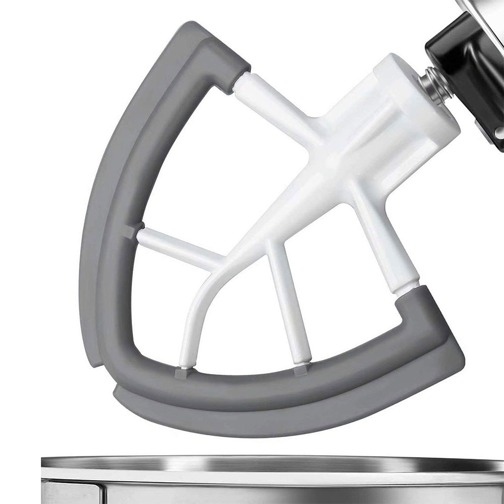 Silicone Coated Dual Edge Beater Compatible with KitchenAid 4.5–5 Quart Stand Mixer