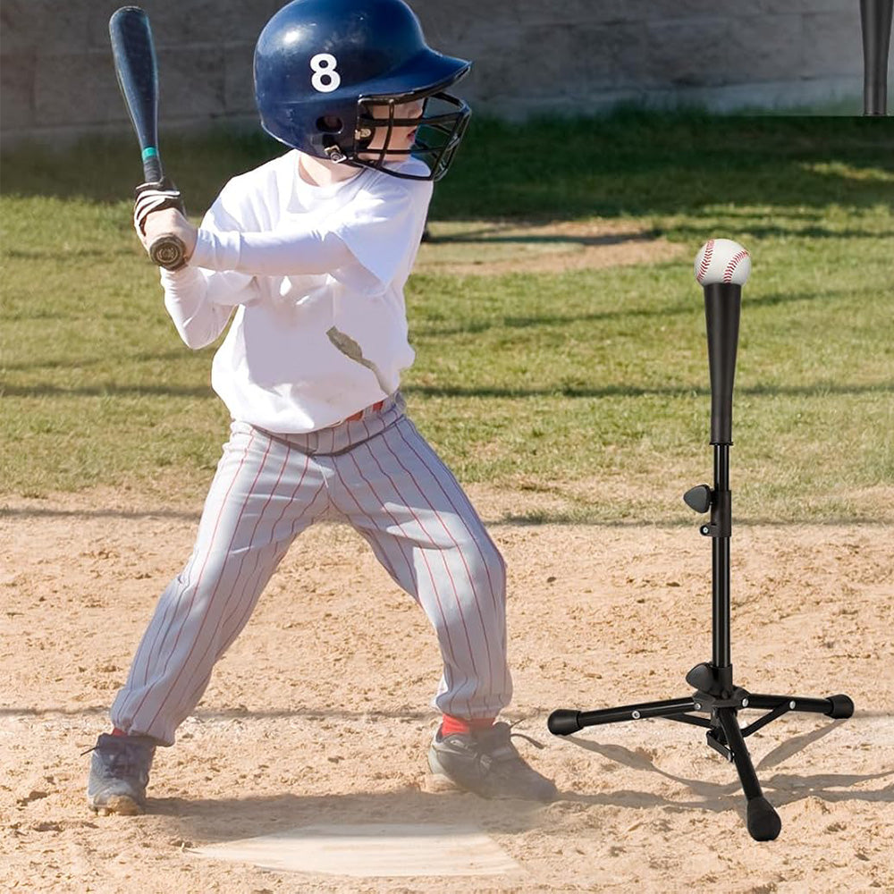 Adjustable Batting Tee Heavy Duty Baseball Tee Hitting For Baseball Practical