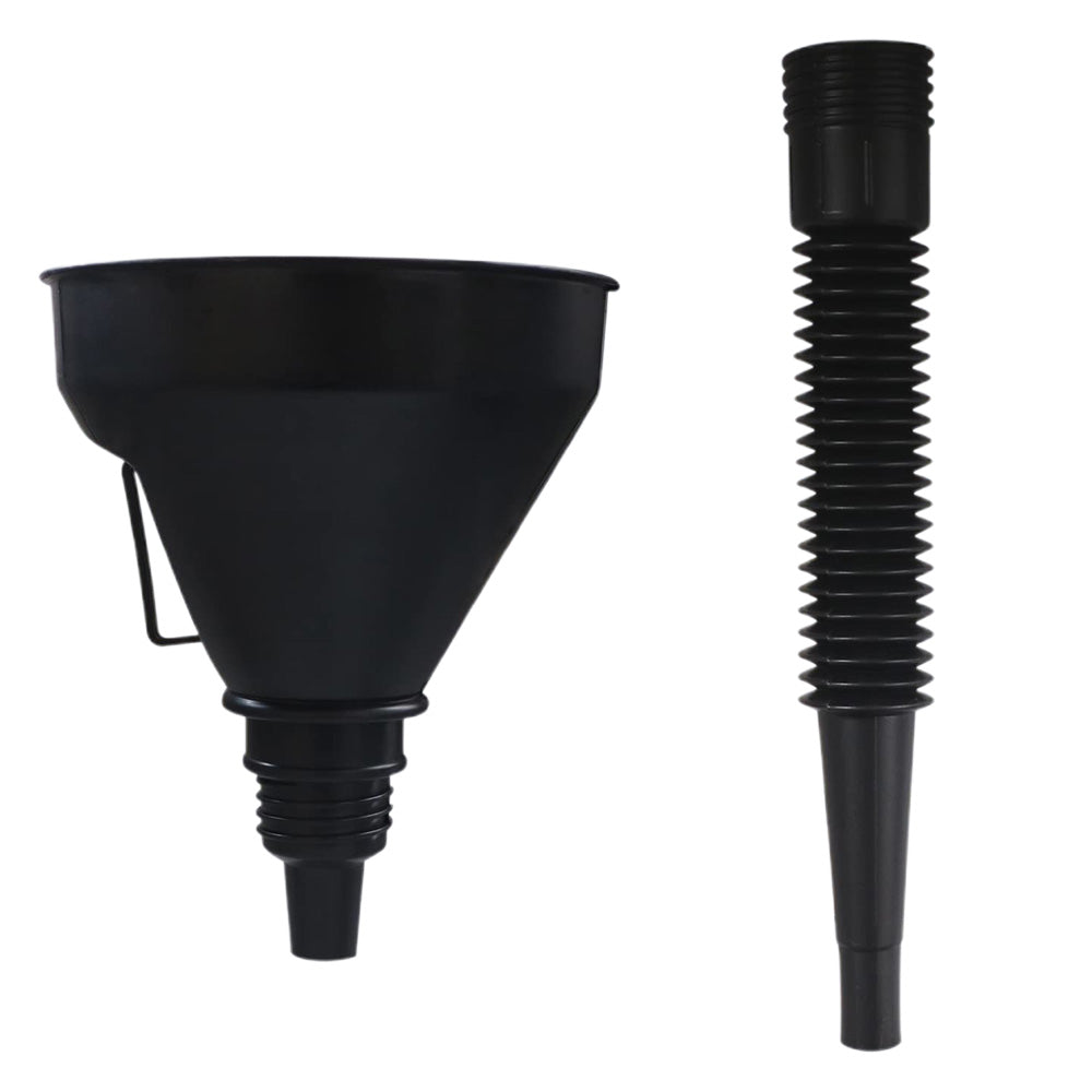 5-Piece Plastic Funnel Set with Flexible Spout