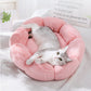 Flower Shape Pet Bed Cat Beds Dog Bed Cats Calming Pet Beds Round Dog Bed-Pink