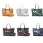 Women's Goyard Inspired Tote Bag with Wallet