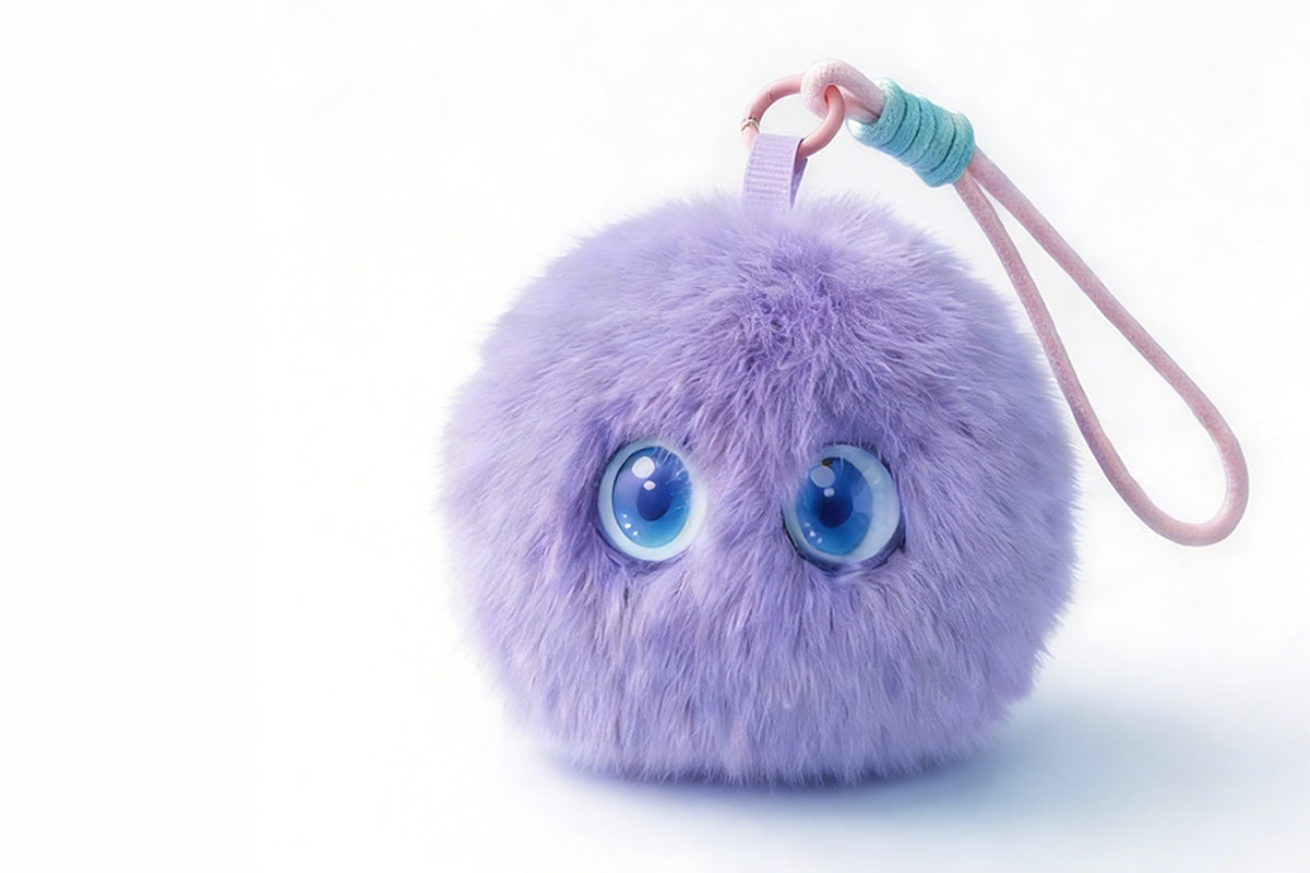AI Interactive Plush Toy Cute AI Companion Plush Bag Charm for Stress Relief and Emotional Support
