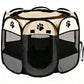 Foldable Portable Dog Cat Puppy Kennel Detachable Cage Tent with Mesh