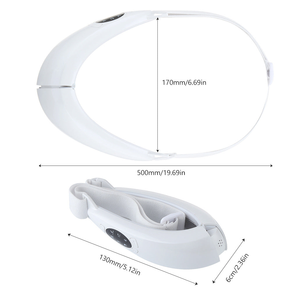 EMS Microcurrent V-Face Slimming Device with Red Blue Light and Adjustable Lift Band