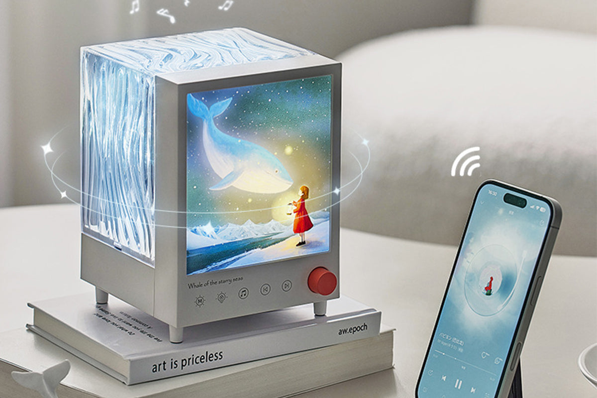 Aurora Projector Light Bluetooth Speaker White Noise Machine