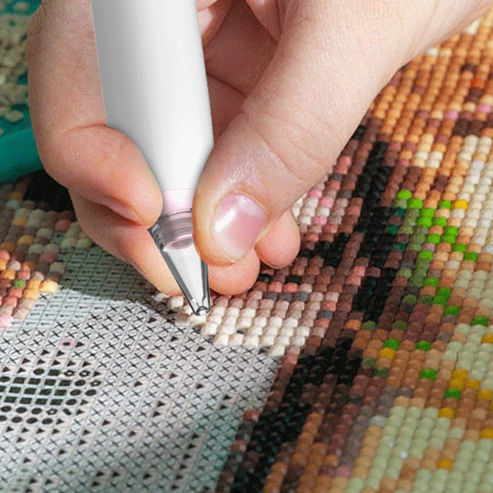 Electric Rhinestone Painting Pen Automatic Bead Pickup Tool for Adults