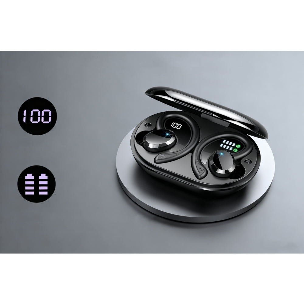 Wireless Earbuds Sport Bass Hi-Fi Stereo Over Ear Buds for Laptop Pad Android iOS