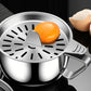 304 Stainless Steel Egg Separator with Glass Lid