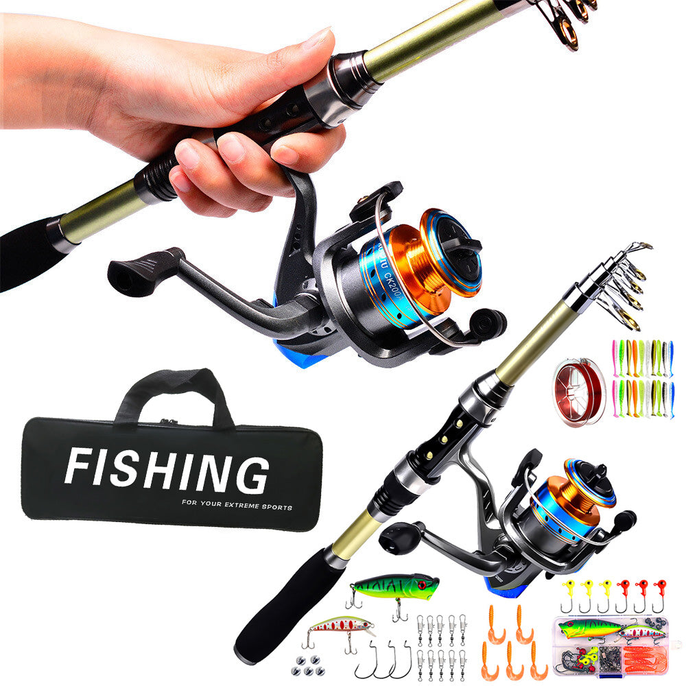 Sea Fishing Rod Combo Kit with Lures