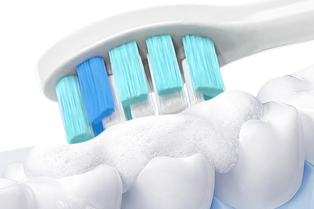 Single Replacement Toothbrush Head with Dust Cover Compatible with Philips Electric Toothbrush Models