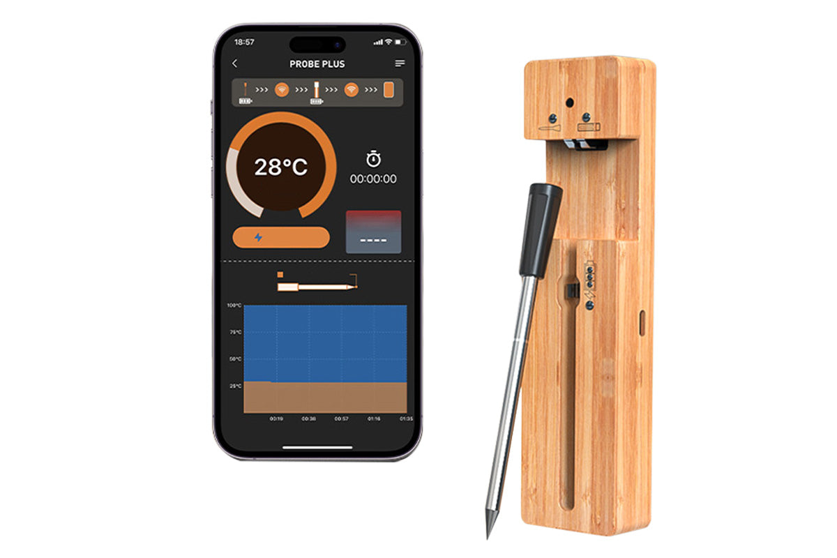 Meat Thermometer Digital Bluetooth Wireless Food Thermometer for Cooking Grilling