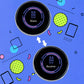 1.85-Inch Electronic Dynamic Badge Bluetooth Transmission Dynamic Pin