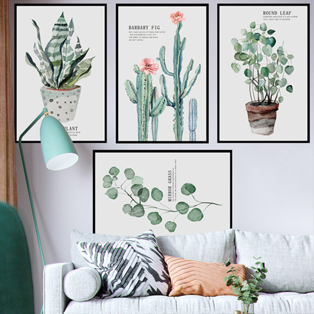 3Pcs Set Plants Animals Wall Paper Wall Muralcreative Wall Stickers