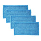 4Pcs Reusable Microfiber Mop Pad for Swiffer Wet Jet Pad Mop Thick Refills