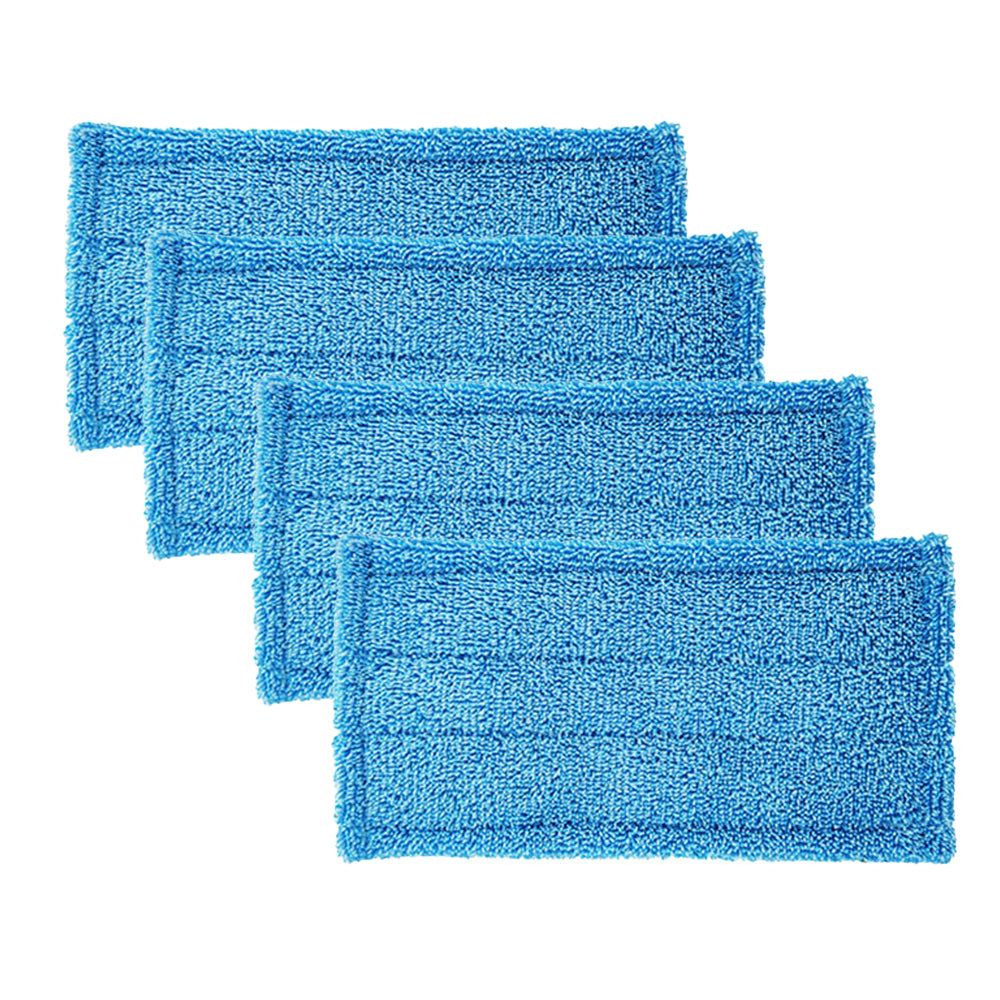 4Pcs Reusable Microfiber Mop Pad for Swiffer Wet Jet Pad Mop Thick Refills
