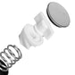 2 in 1 Stainless Steel Manual Salt and Pepper Grinder Adjustable Spice Mill for Kitchen