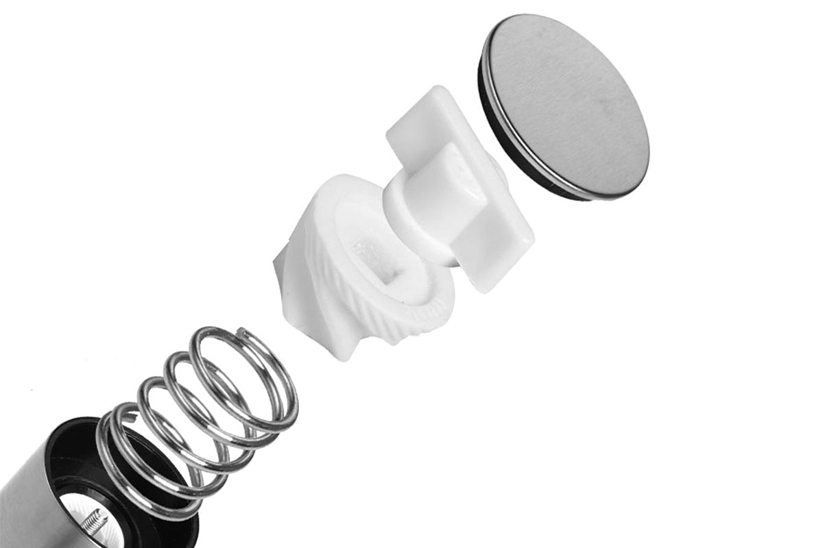 2 in 1 Stainless Steel Manual Salt and Pepper Grinder Adjustable Spice Mill for Kitchen