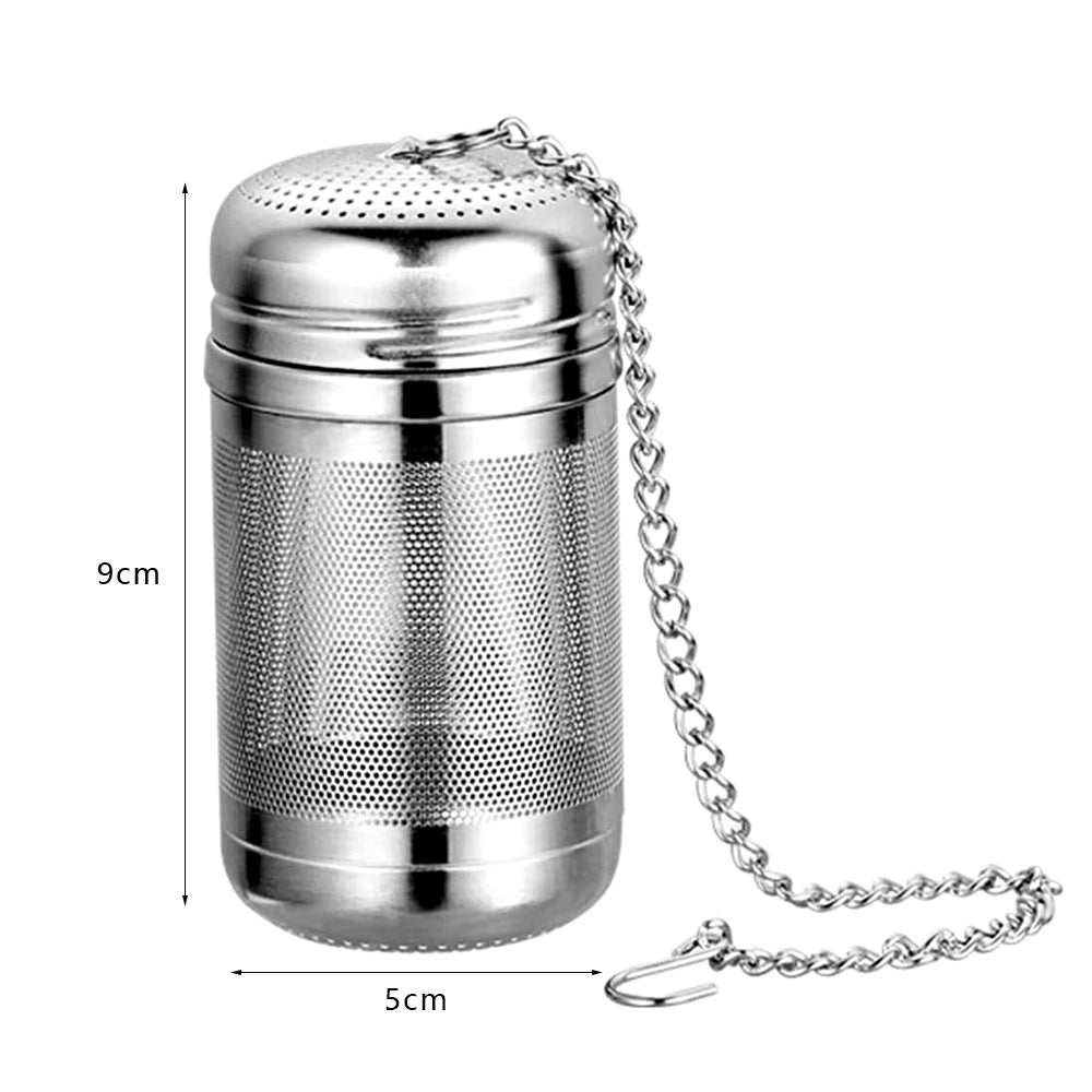 Strainer Tea Infuser with Chain Hook and Lid