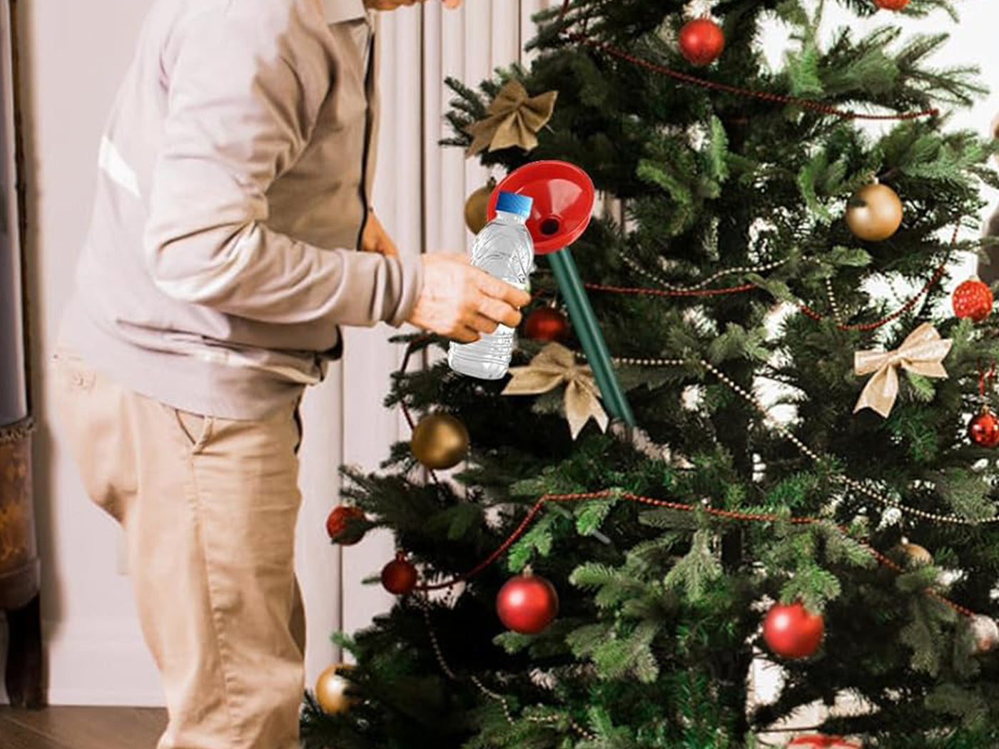 Christmas Tree Watering Funnel Xmas Tree Watering Device Plant Watering Tool